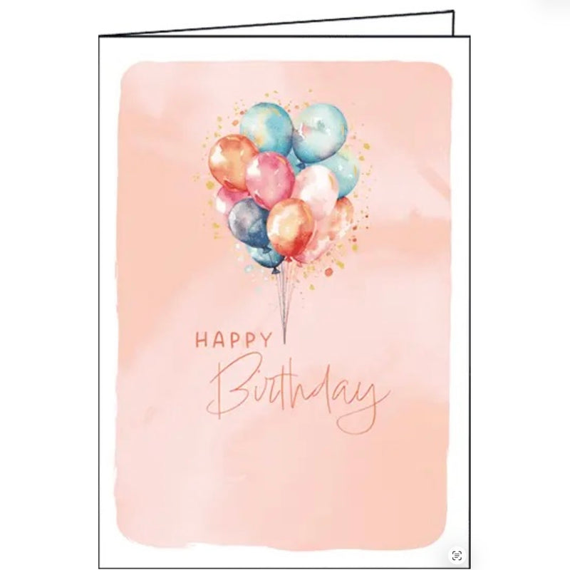 "Happy Birthday" Balloons Greeting Card | Putti