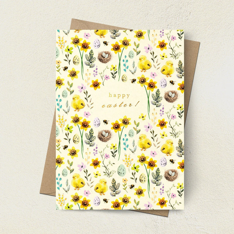 "Happy Easter" Repeat Greeting Card | Putti Fine Furnishings