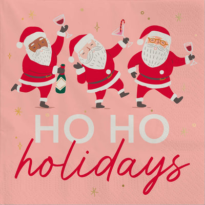 Ho Ho Cocktail Napkin | Putti Christmas Entertaining
