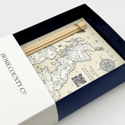 Home County Candles - The Bedfordshire - Honey and Nectar Fruits Diffuser | Putti