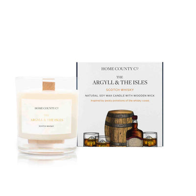Home County Co. The Argyll & The Isles - Scotch Whisky Candle
