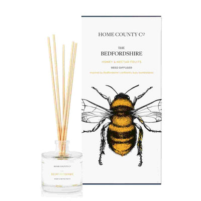 Home County Candles - The Bedfordshire - Honey and Nectar Fruits Diffuser | Putti