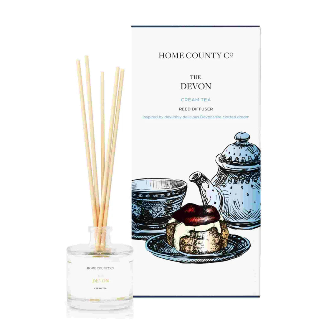 Home County Candles - Home County Candles - The Devon - Cream Tea Diffuser | Putti