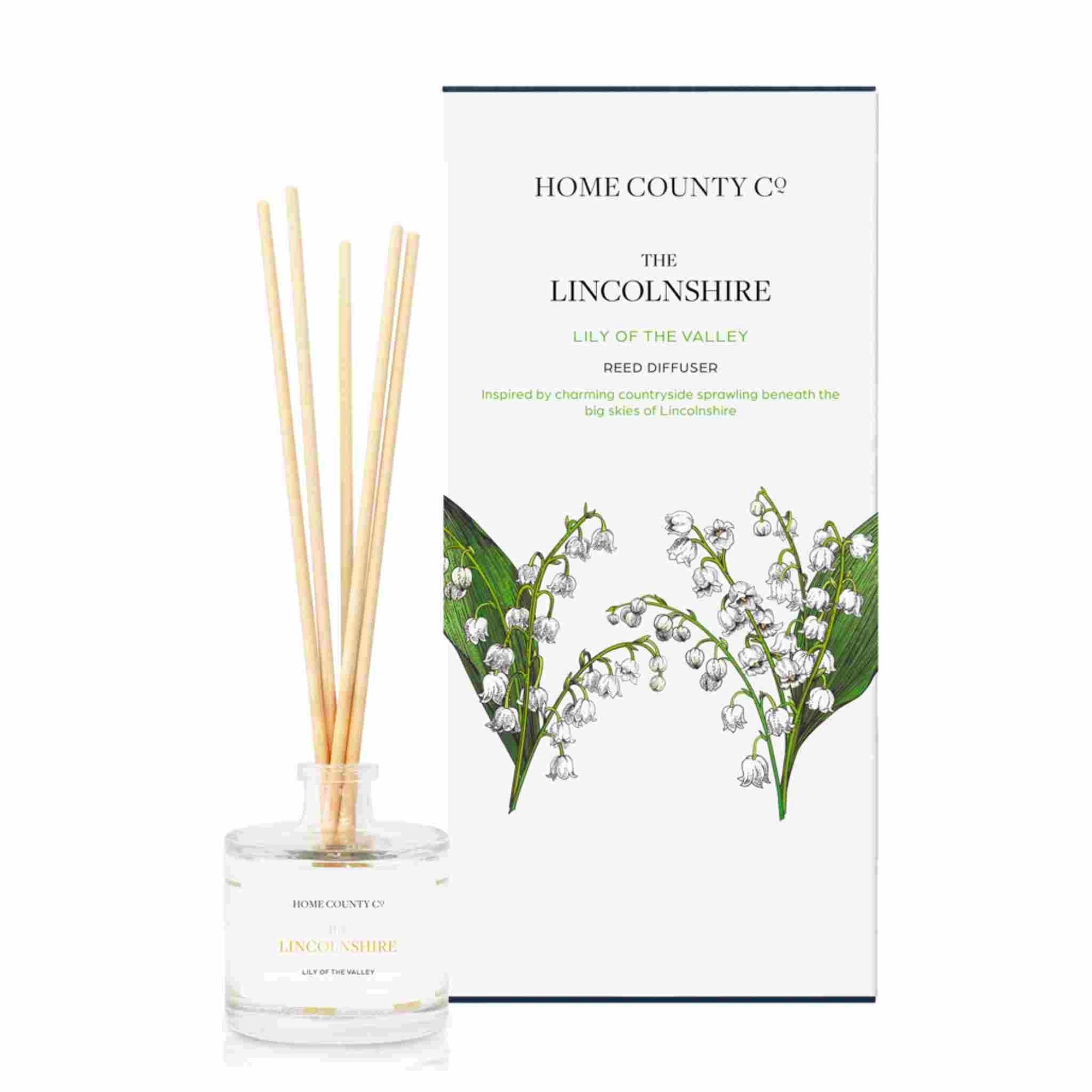 Home County Co. Lincolnshire - Lily of the Valley Reed Diffuser