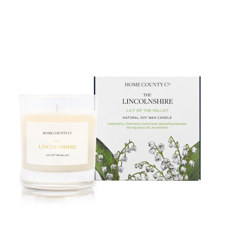 Home County Candles - The Lincolnshire - Lily of the Valley Candle | Putti