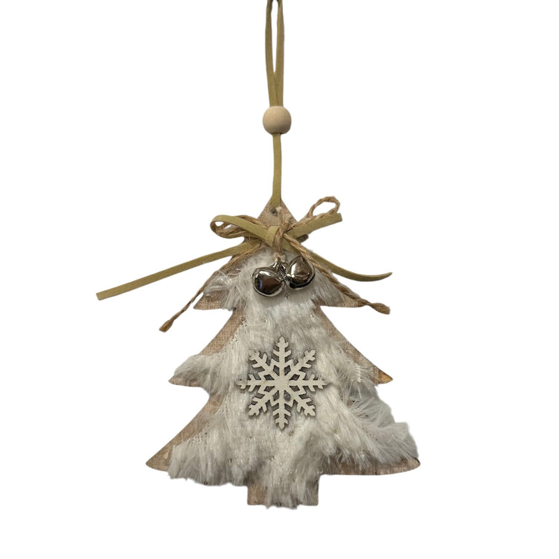 Christmas Tree with Snowflake Ornament