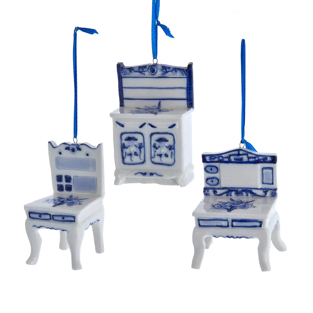 Delft Blue Porcelain Cabinet Ornament | Putti Christmas Decorations