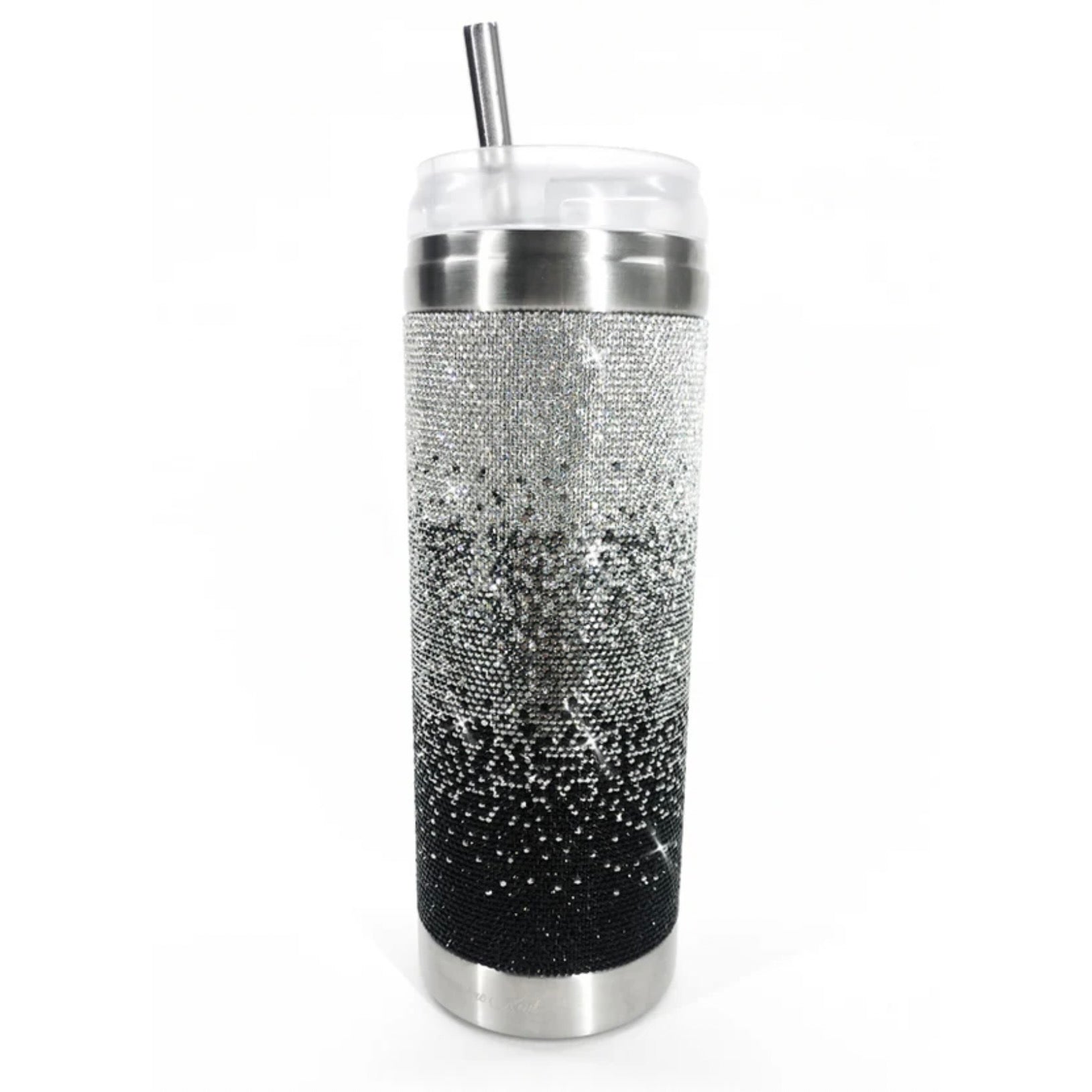 Jacqueline Kent Crystal Tumbler - Ombre Black | Putti Fine Furnishings
