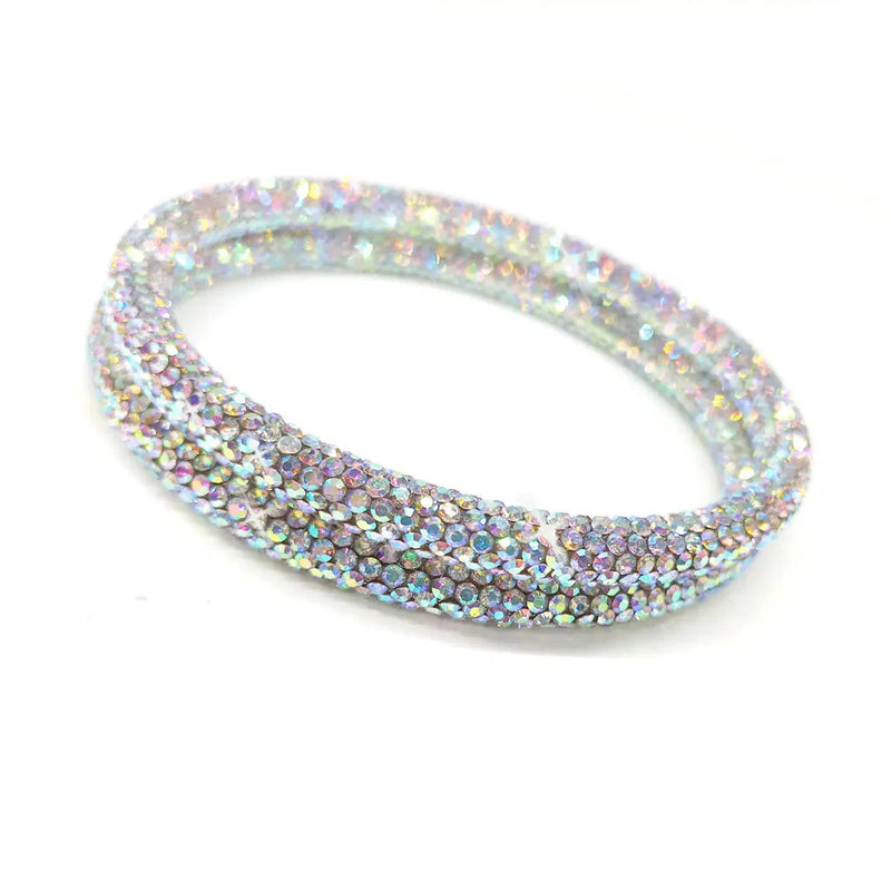 Jacqueline Kent Confetti Frosting Crystal Bangles | Putti Fine Fashions