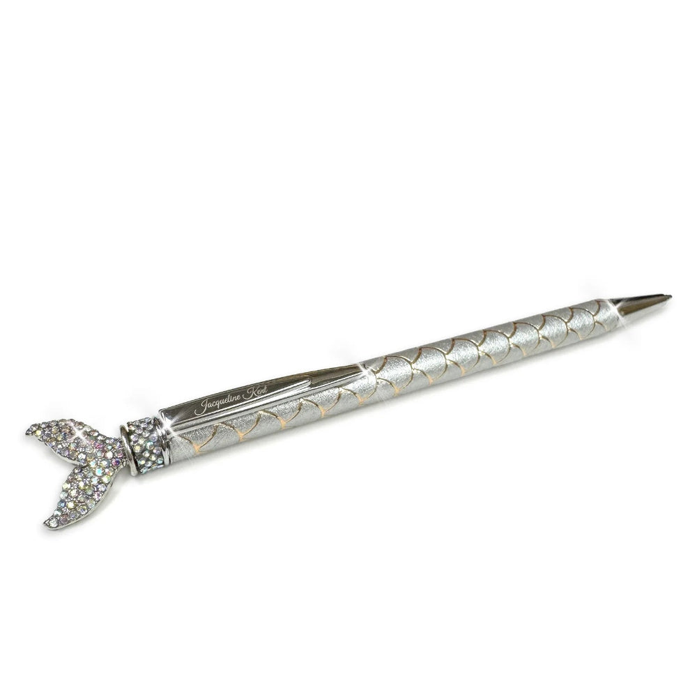 Jacqueline Kent Mermaid Pen - Silver | Putti Fine Fashions