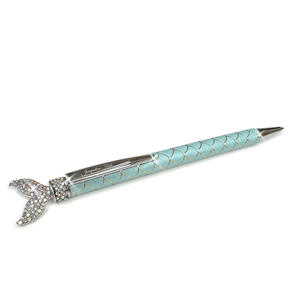 Jacqueline Kent Mermaid Pen - Turquoise| Putti Fine Fashions