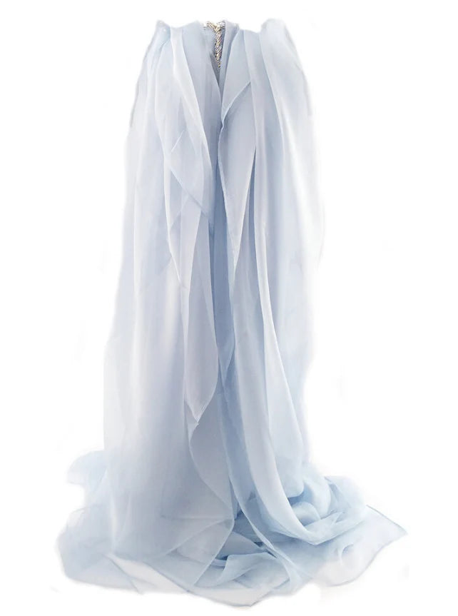 Jacquline Kent Sheer Pastel Scarf - Pale Blue | Putti Fine Fashions