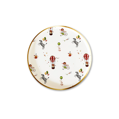 Josi James Carnival Small Paper Plates | Putti Party Supplies