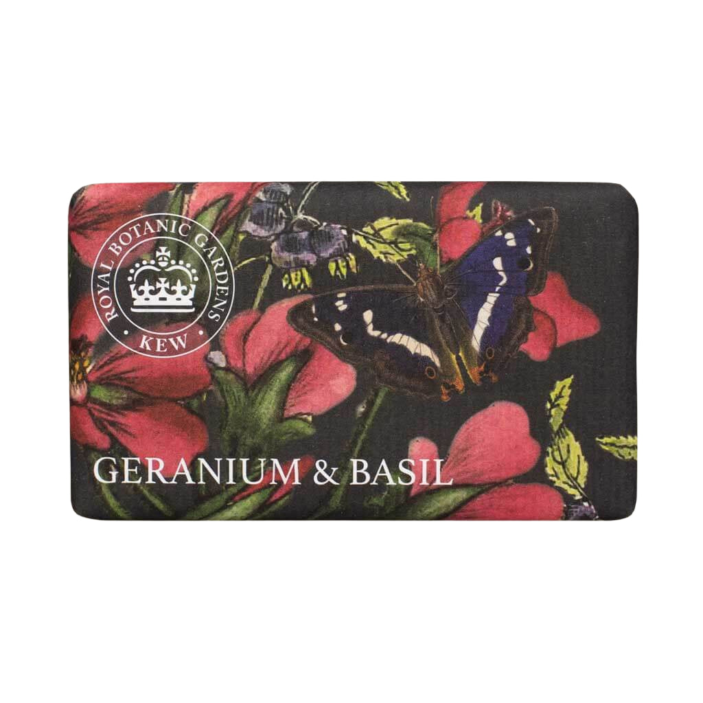 Kew Gardens Geranium and Basil Luxury Soap | Putti Fine Furnishings
