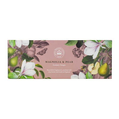 Kew Gardens Magnolia & Pear Luxury Soap Gift Box | Putti Fine Furnishings