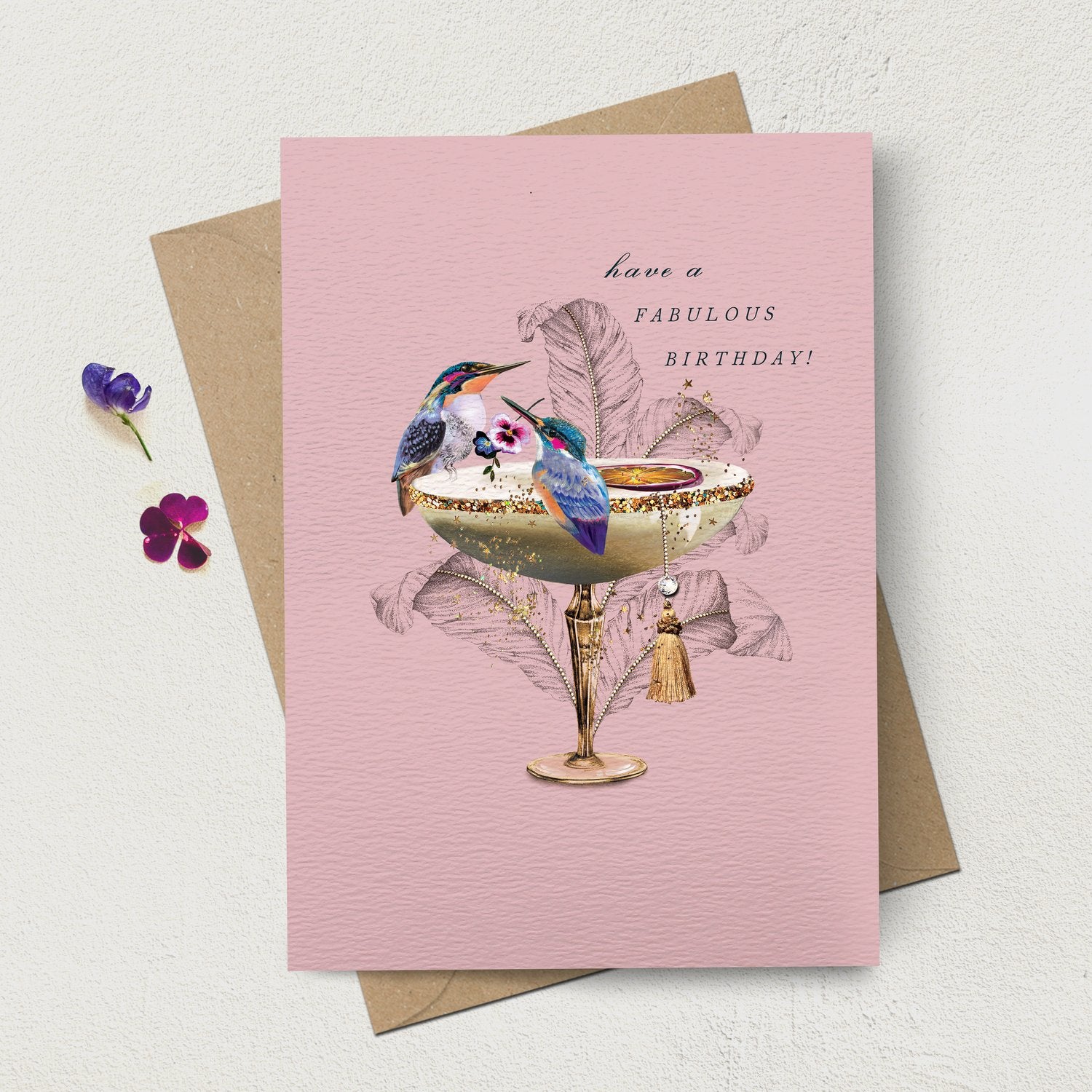 Butterflies Fabulous Birthday Greeting Card | Putti Fine Furnishings