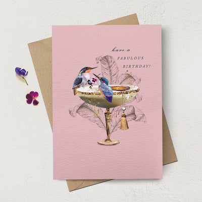 Butterflies Fabulous Birthday Greeting Card | Putti Fine Furnishings