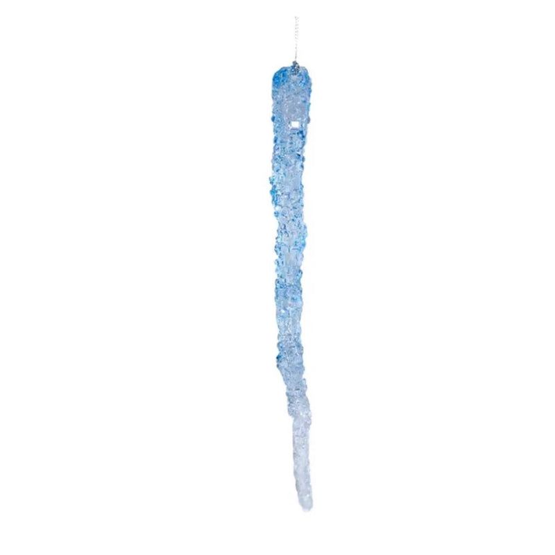 Kurt Adler Blue and Clear Icicle Ornament