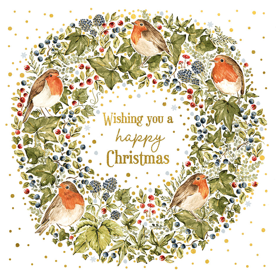 Countryside Christmas “Wishing You a Happy Christmas” Boxed Christmas Cards | Putti
