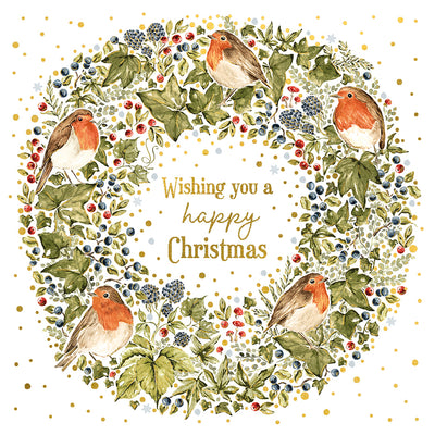 Countryside Christmas “Wishing You a Happy Christmas” Boxed Christmas Cards | Putti