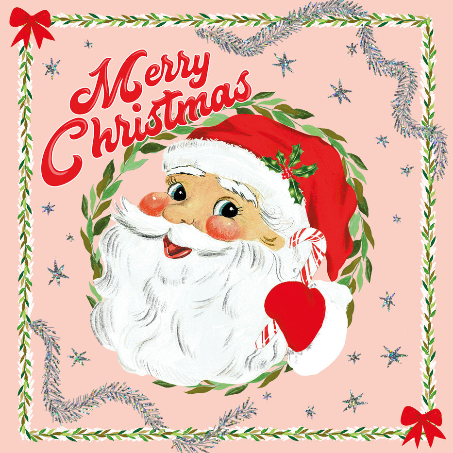 Santa "Merry Christmas" Boxed Christmas Cards