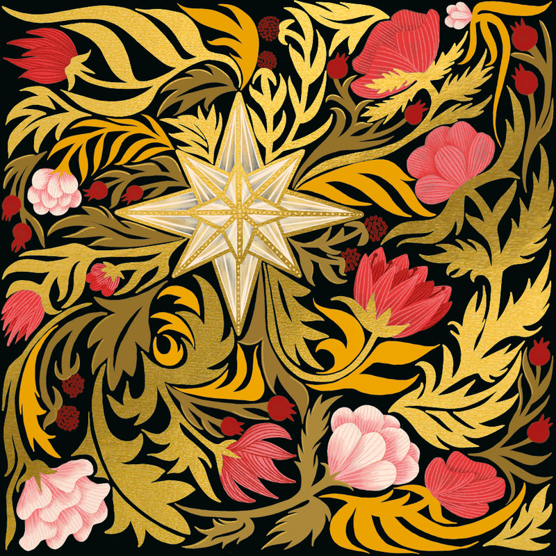 Golden Star Boxed Christmas Cards