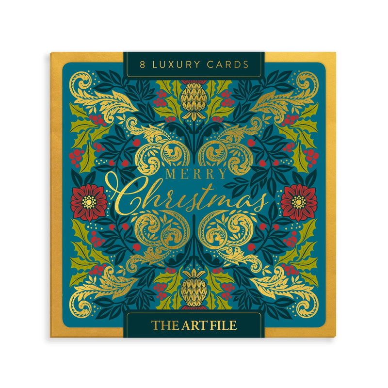 The Art File Highland Boxed Christmas Cards | Putti Christmas