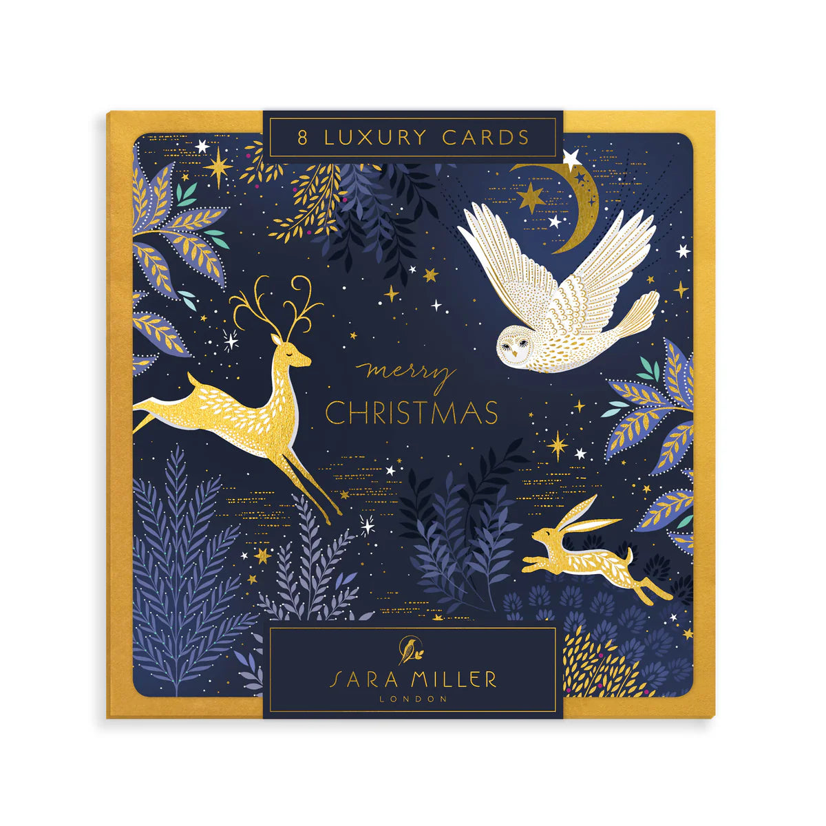 Golden Woodland Boxed Christmas Cards