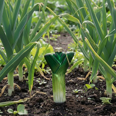 Leek Glass Ornament  | Putti Christmas Canada