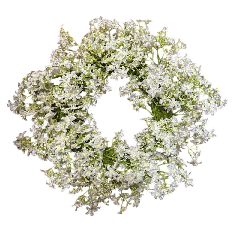 Lime Star Flower Wreath | Putti Fine Furnishings Canada