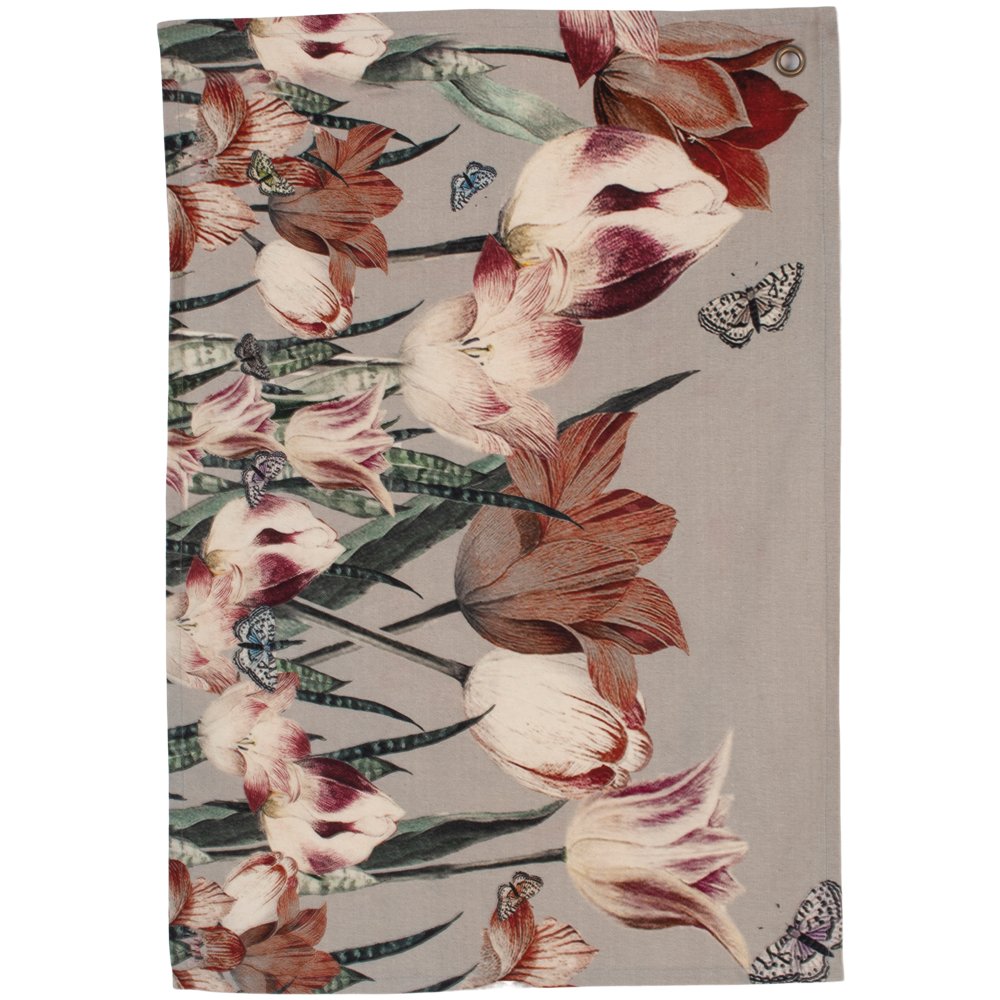 Tulips Tea towel | Putti Fine Furnishings 