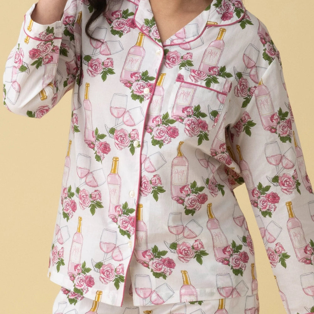 Rose Pajama Set | Putti Fine Fashions