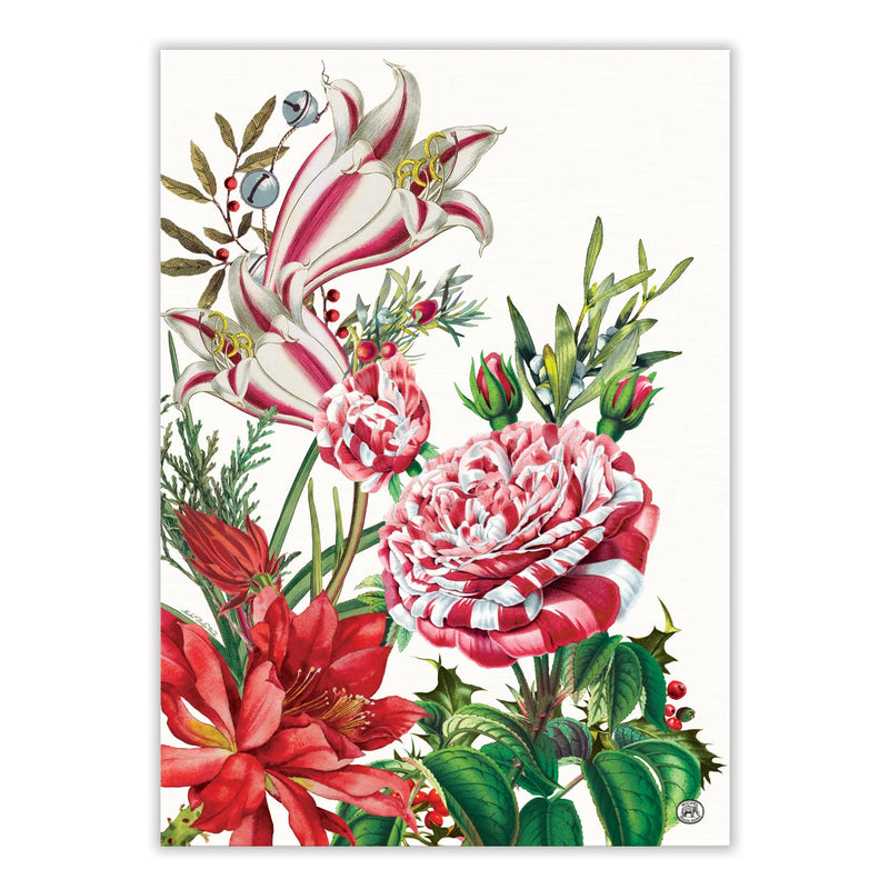 Michel Design Works Christmas Bouquet Kitchen Towel Set of 2 | Putti Christmas
