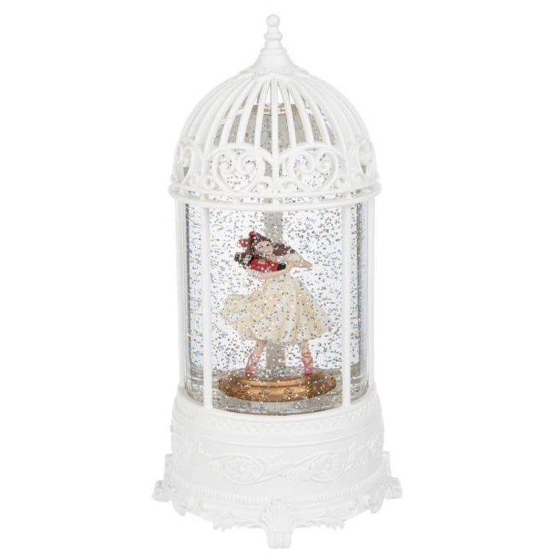 Clara Nutcracker Perpetual Snow Lantern | Putti Christmas Decorations