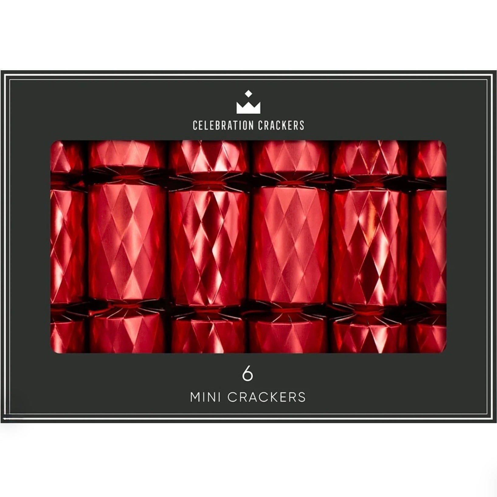 Mini Ruby Diamond 6" Crackers | Putti Christmas Decorations