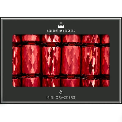 Mini Ruby Diamond 6" Crackers | Putti Christmas Decorations