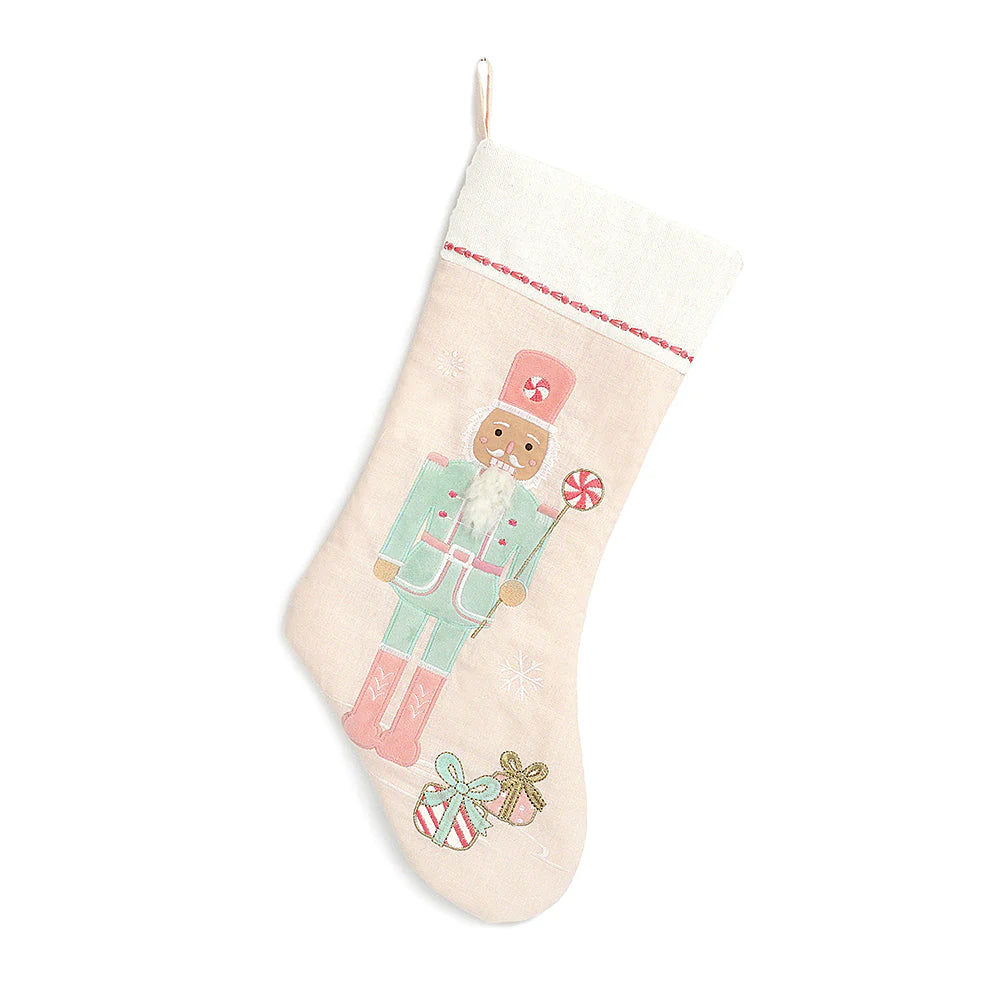 Mon Ami Candy Nutcracker Stocking | Le Petite Putti