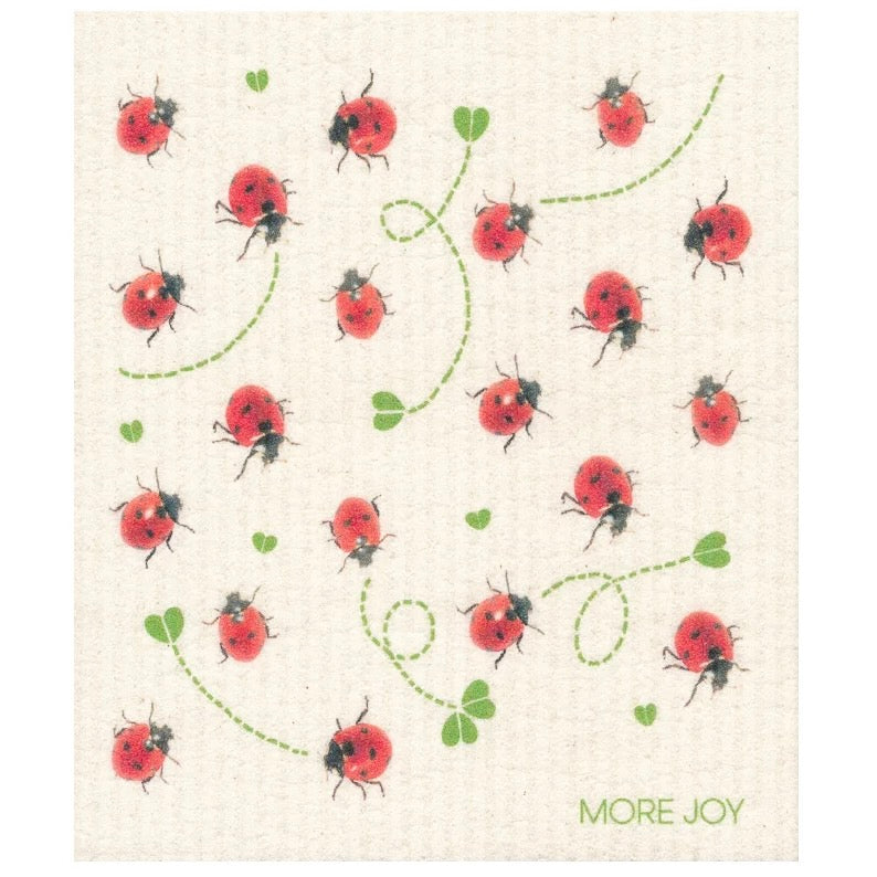 More Joy Lady Bugs Swedish Cloth  | Putti Fine Furnishings