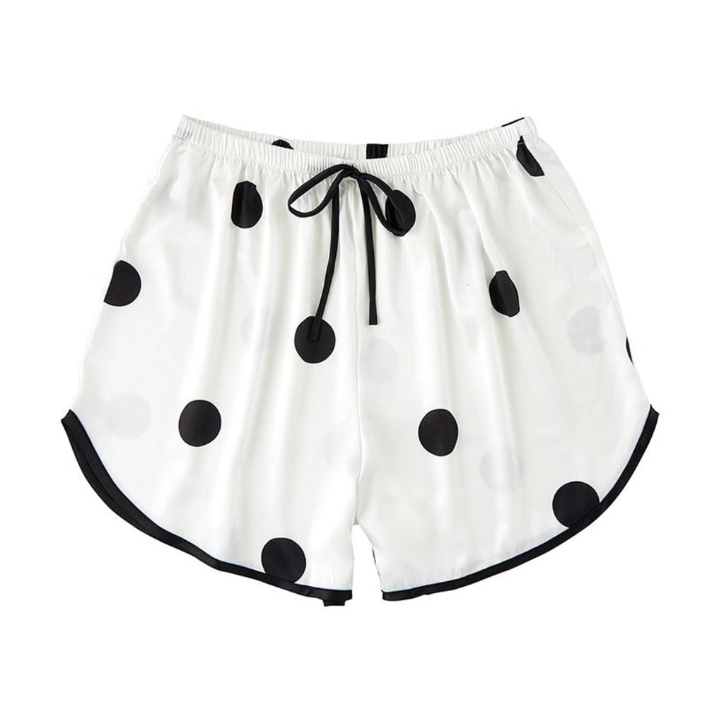 Bella Sleep and Spa Polka Dot Satin Short PJ Set  | Putti Fine Fashions