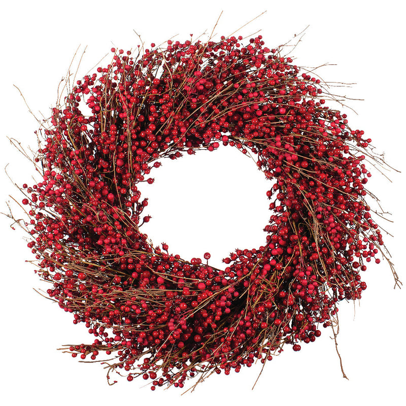 Extra Large Red Berry Wreath | Putti Christmas Decor