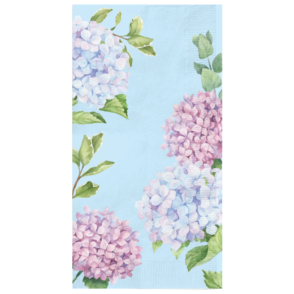 Sophistiplate Hydrangea Paper Guest Napkins | Putti Party Supplies