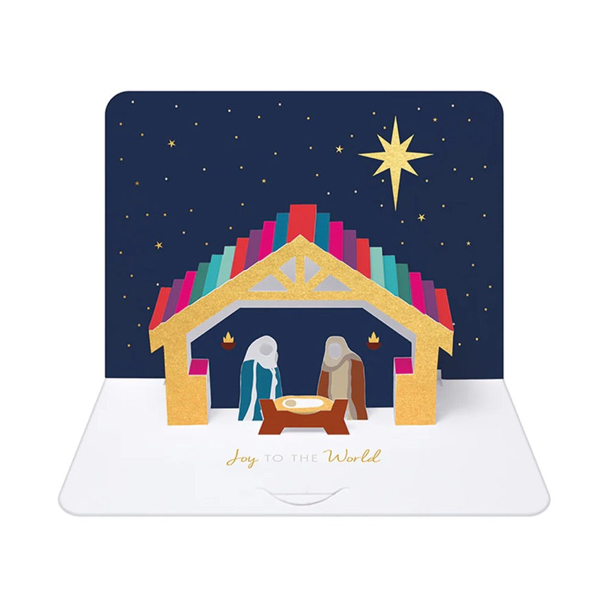 Nativity Pop Up Christmas Card | Putti Christmas