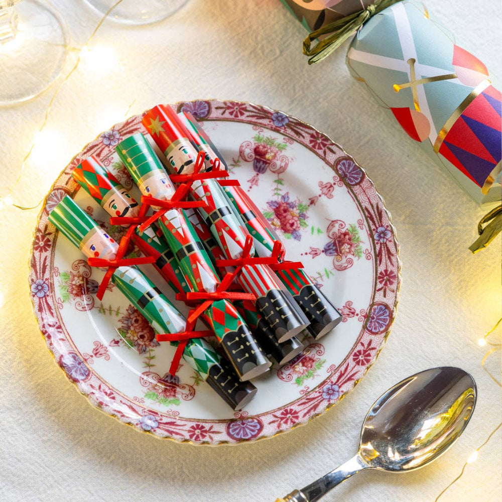 Nutcracker Christmas Saucer Crackers | Putti Christmas Entertaining
