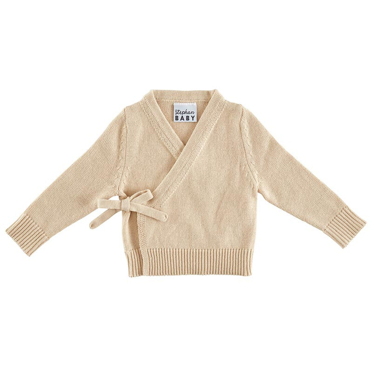 Two-Piece Knit Wrap Set - Oat