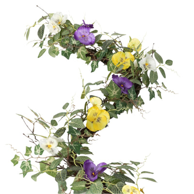 Pansy Greens Garland | Putti Fine Furnishings Canada