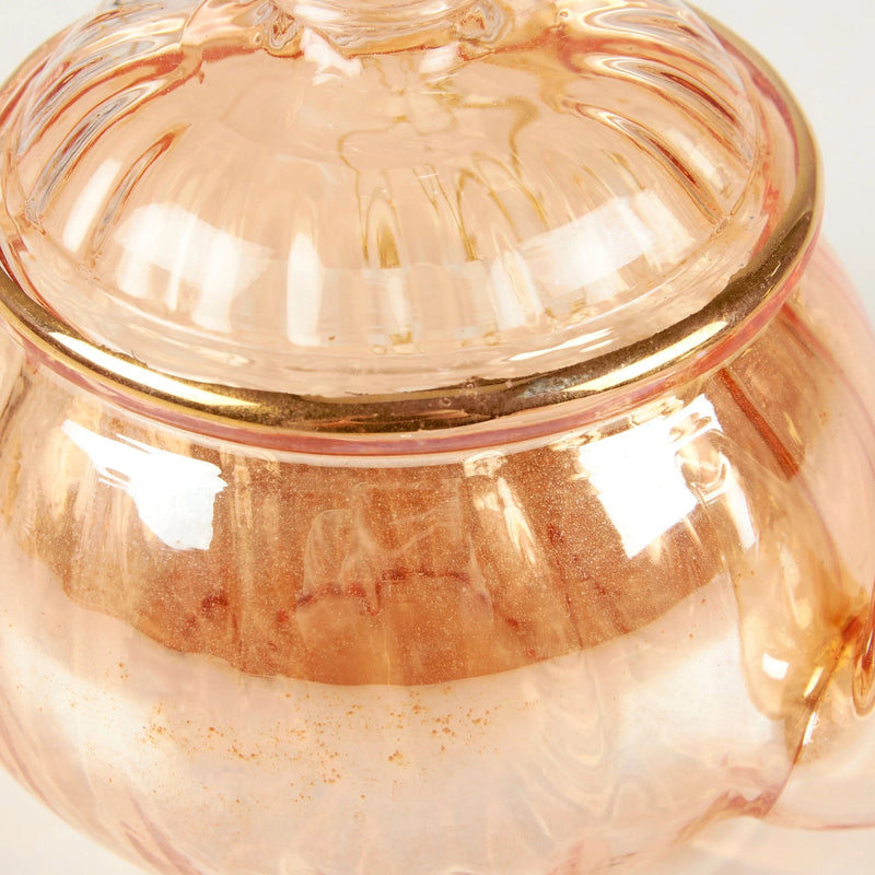 Gold Handblown Glass Teapot Ornament  | Putti Christmas Decorations