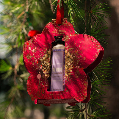 Lavender Hand Cream Flower Christmas Gift Set