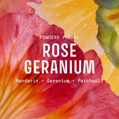 Rose Geranium Hand Cream Flower Christmas Gift Set