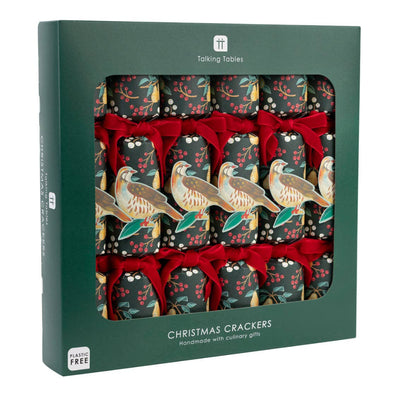Partridge & Pear Christmas Crackers | Putti Christmas Celebrations