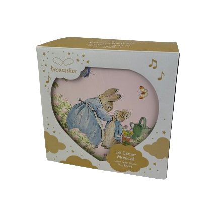 Peter Rabbit Heart Music Box | Le Petite Putti